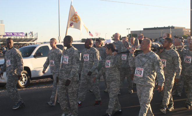 Wounded Warriors Marching