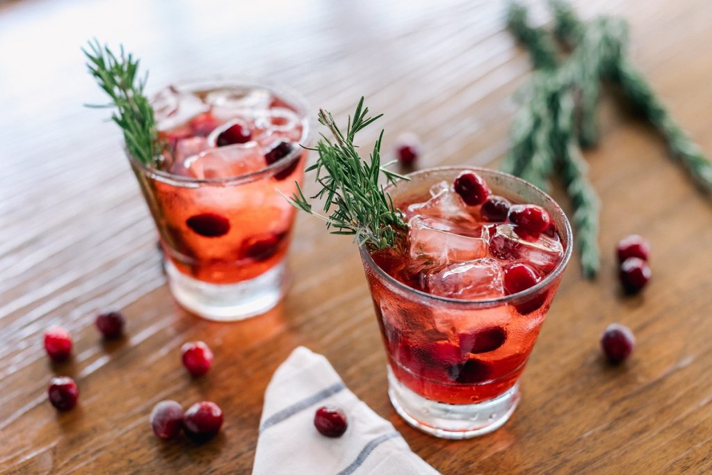 Pomegranate Vodka Gimlet